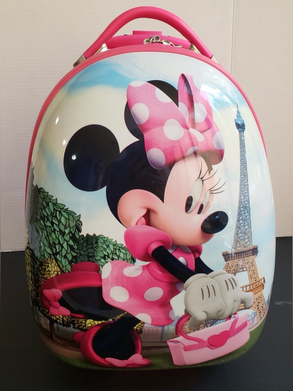 Minnie Mouse Disney Pink Kids Hardshell Heys Luggage Rolling Bag Carry On